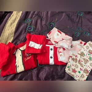 Girl’s Christmas PJs and Tops